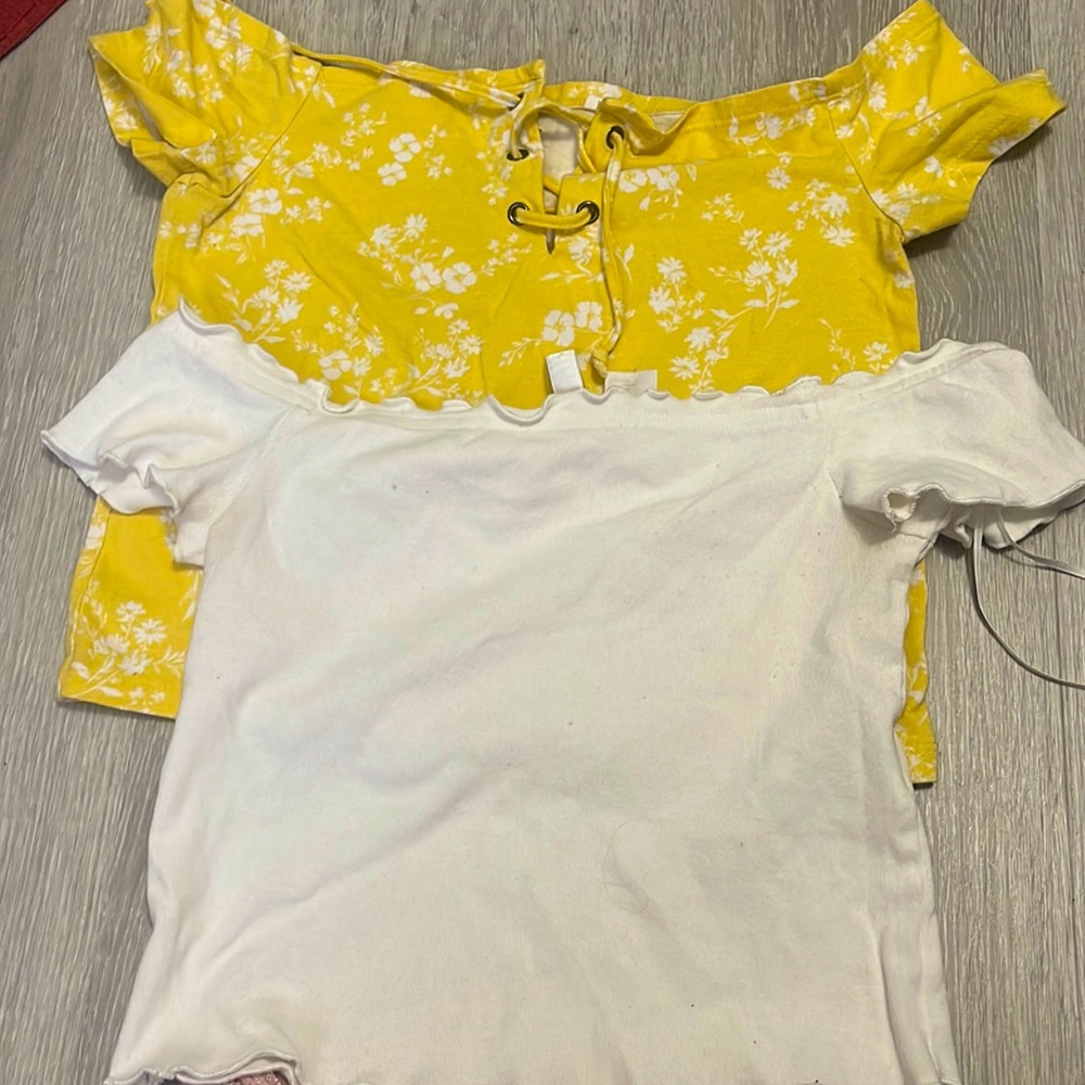 2 Off the shoulder tops